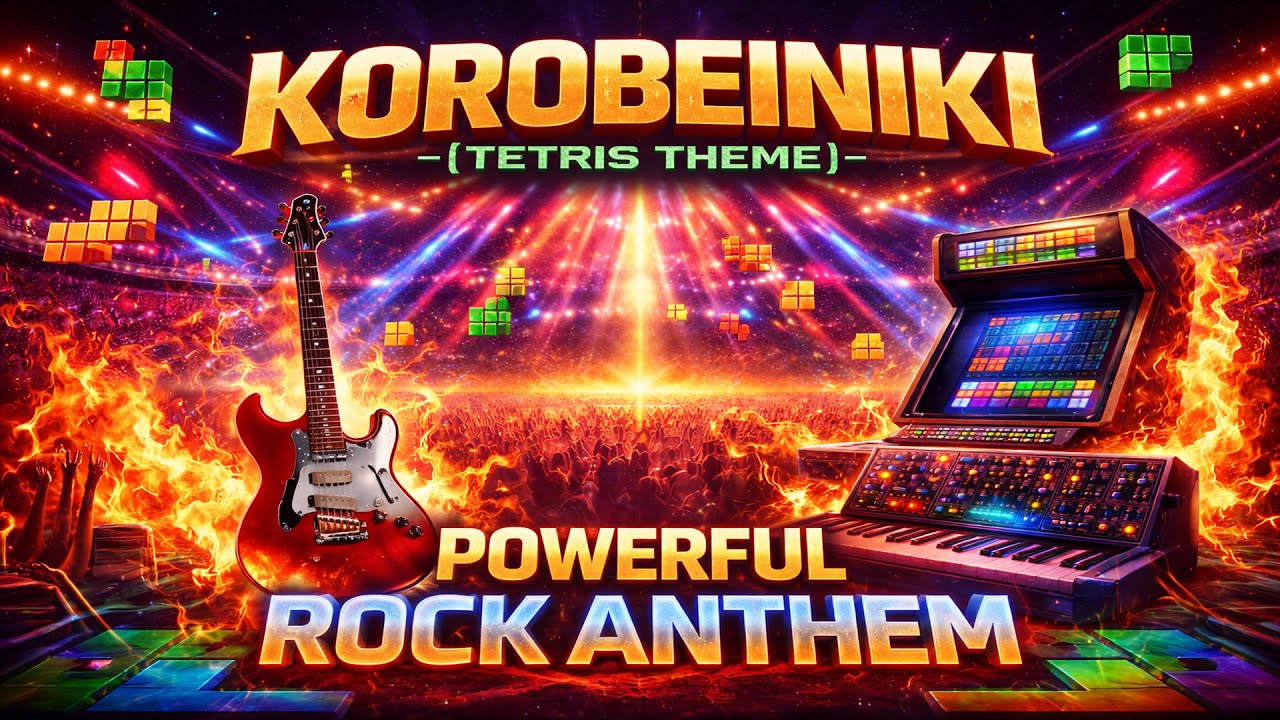 Korobeiniki (Tetris Theme) – Powerful Rock Anthem • Epic 80s Arena Style
