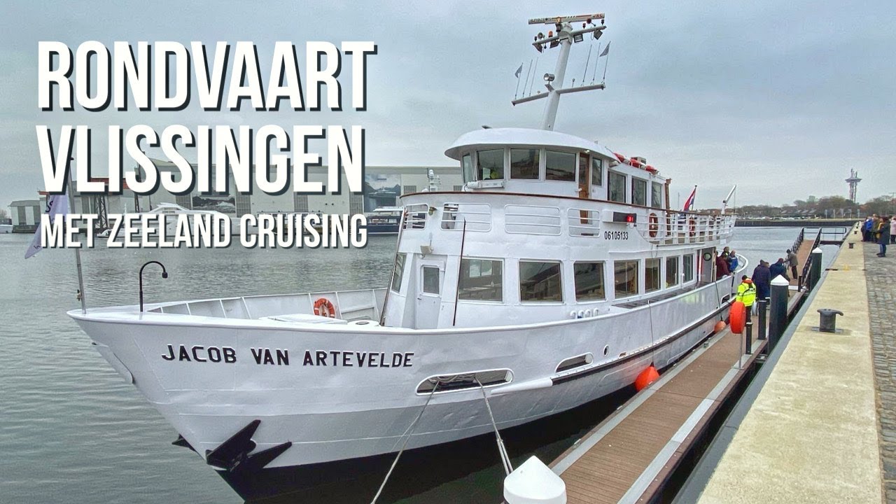 Rondvaart langs de Vlissingse Boulevard met de Jacob van Artevelde van Zeeland Cruising