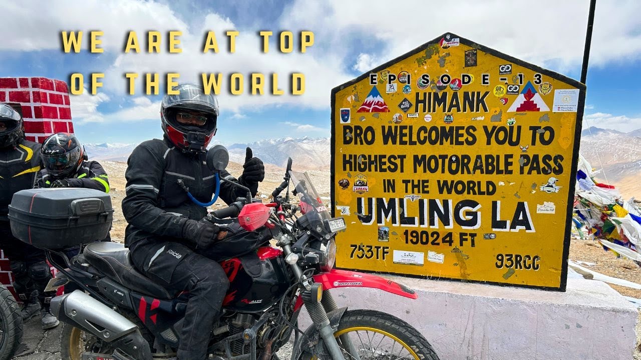World's Highest Motorable Pass Umlingla 19,024 ft | Hanle To Umlingla | Mumbai To Ladakh EP-13
