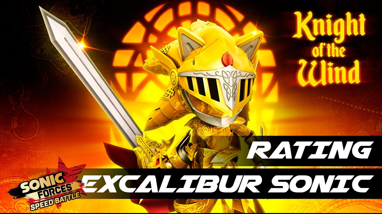 Sonic Forces Speed Battle: Rating Excalibur Sonic