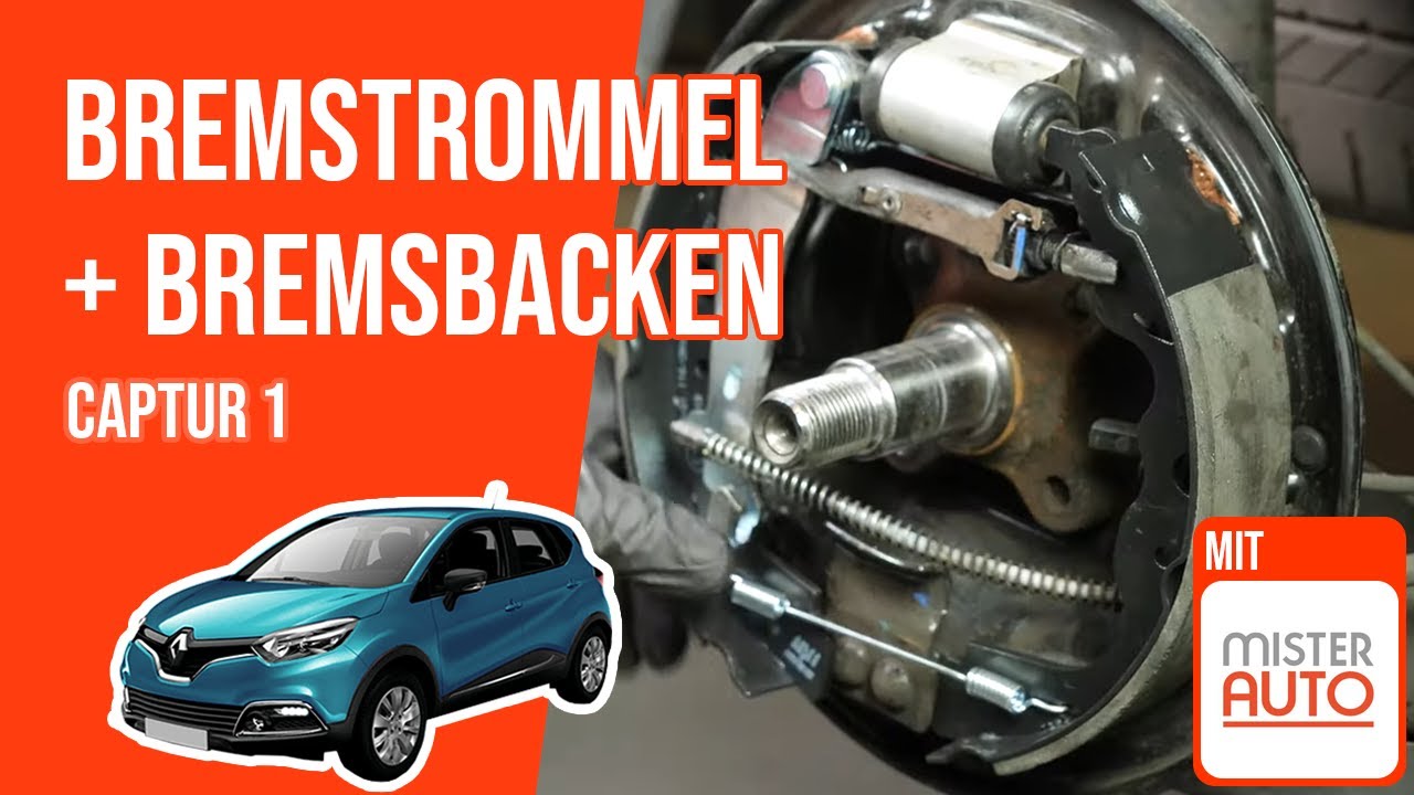 Wie Captur 1 hintere Trommelbremse wechseln 🚗