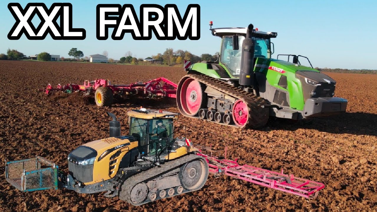 🇨🇵 XXL FARMING ! CHENILLARD ! 🥵 Travail du sol / Semis / Pulvé .💪