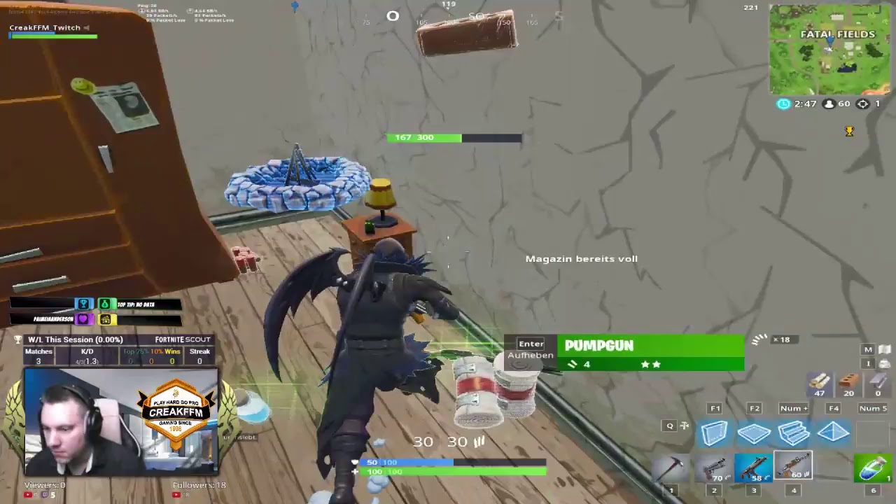 new Ninja Monitor and Tfue Mousepad i test the Pumpgun Buff - Gamingroom Alienware