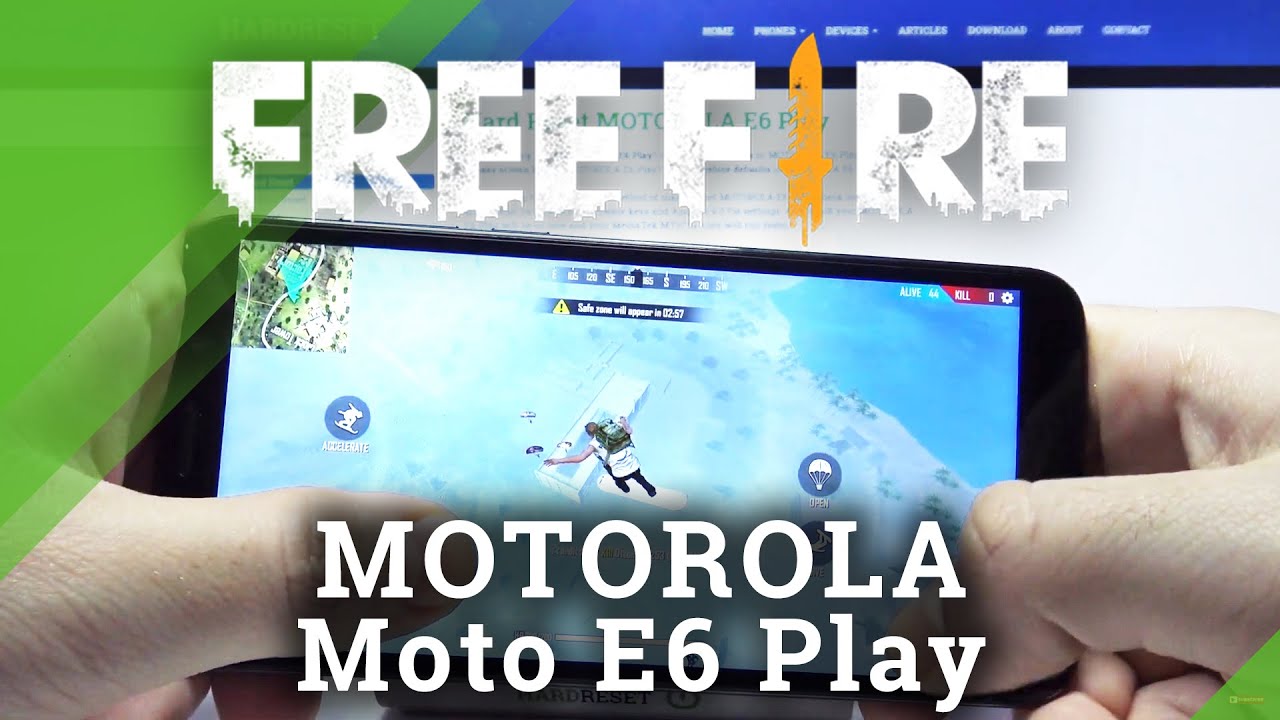 Garena Free Fire Performance Checkup on Motorola Moto E6 Play – Gameplay