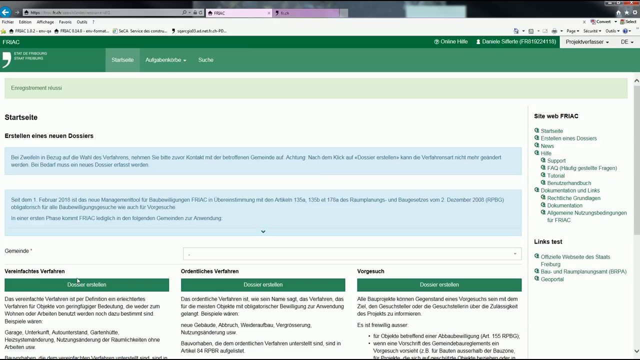 Tutoriel 1 - Einrichtung eines FRIAC-Benutzerkontos DE