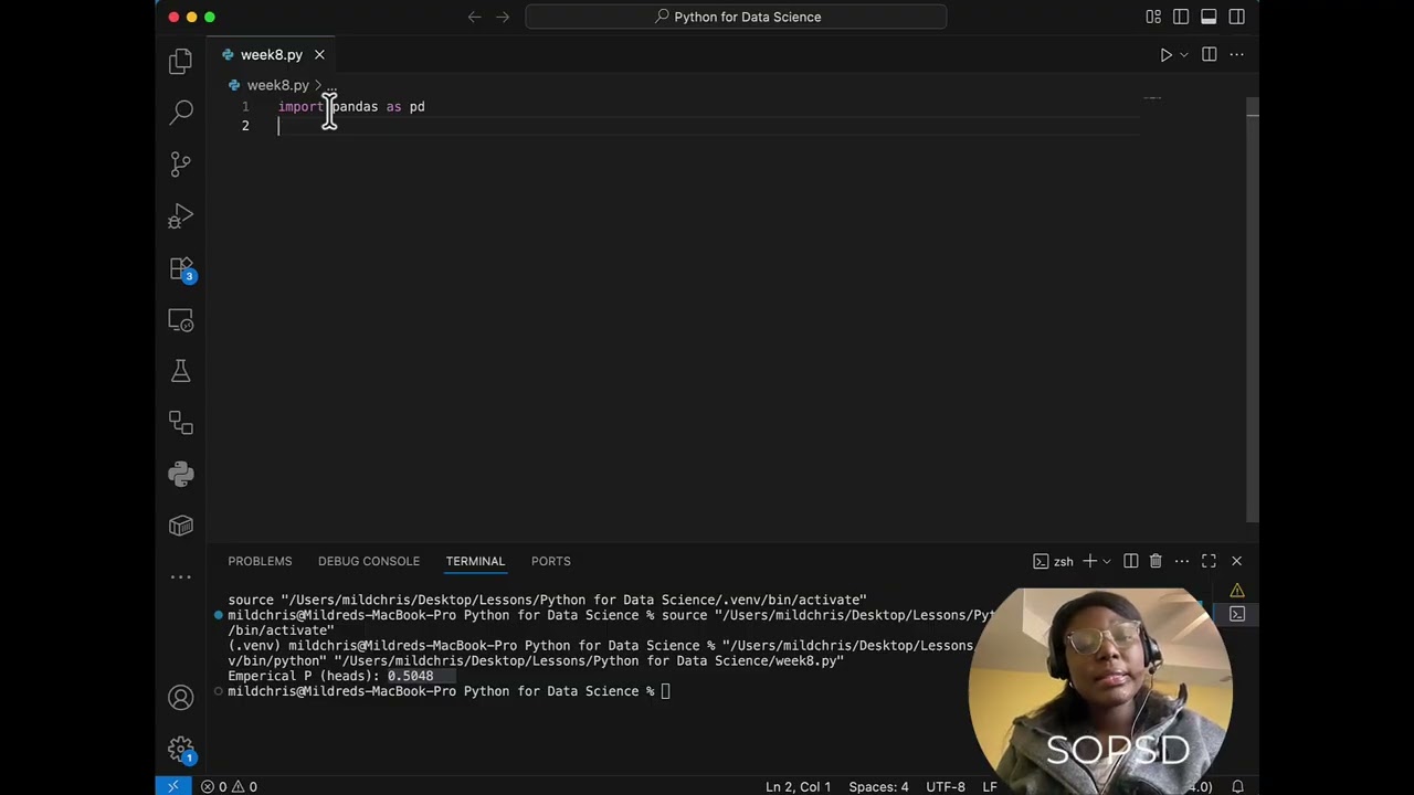 Вероятностный и статистический анализ на Python — (Неделя 8)