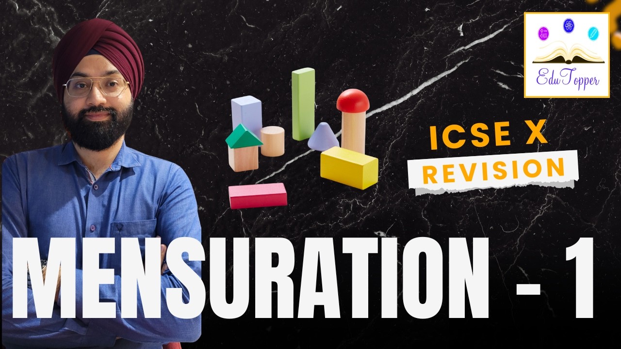 Volume and Surface Area Revision 1 for ICSE class 10 #edutopper #gagansir #icse10th #boardexams2026