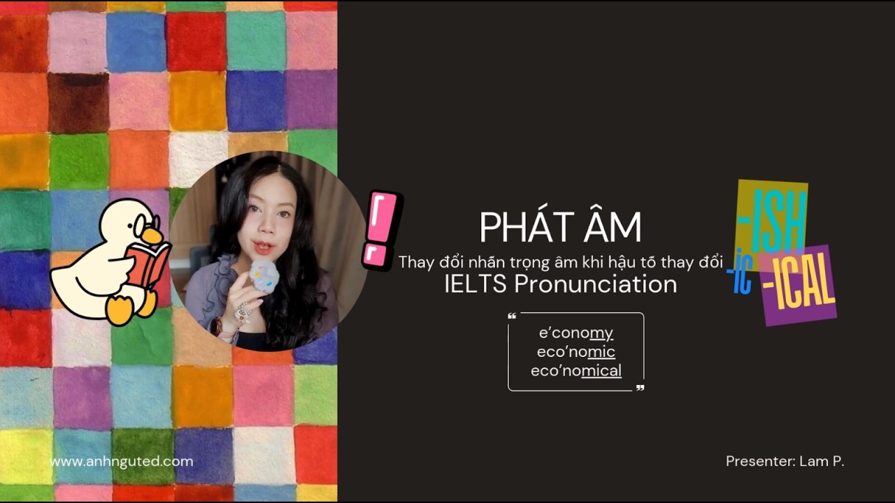 Thay đổi nhấn trọng âm khi hậu tố thay đổi