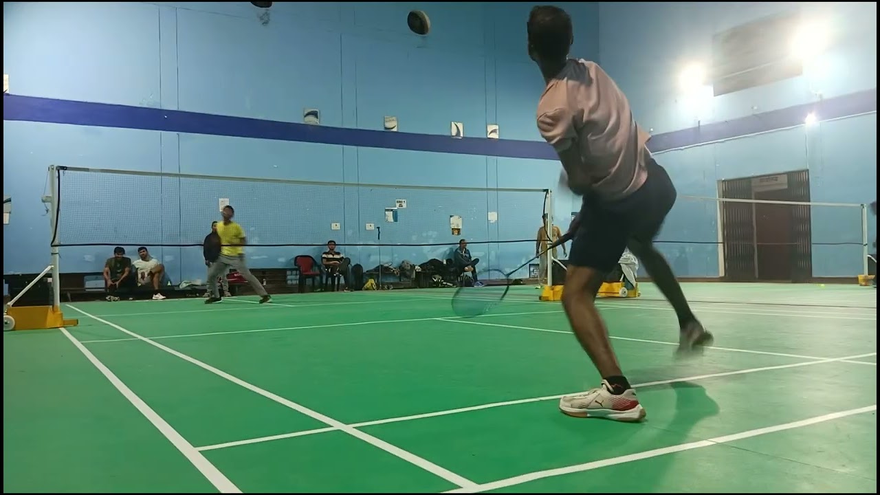 A nail biting match #badminton #shuttlesmash #singles #viralvideo 