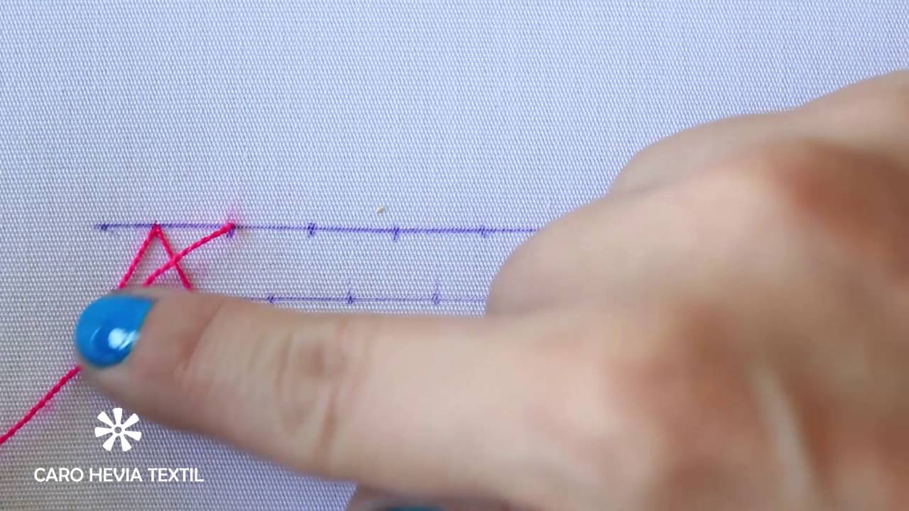 Tutorial Puntada de Bordado Zig Zag