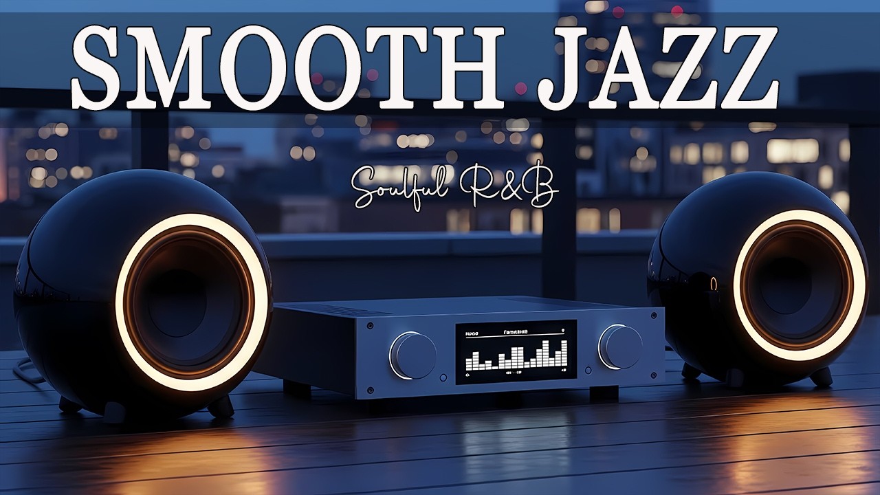 Relaxing Smooth Jazz & R&B Grooves 🌙 Café Ambience Music