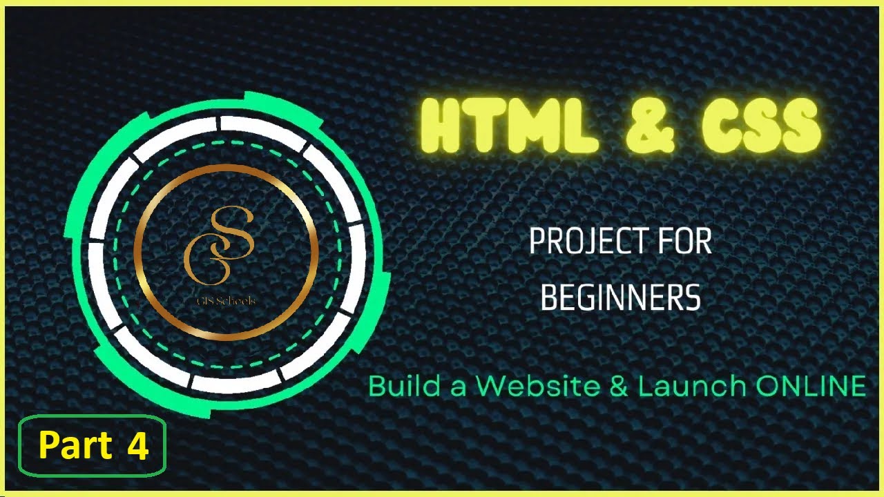 CSS Examples | HTML and CSS for Beginners - Build a Website and Launch ONLINE | Part 4