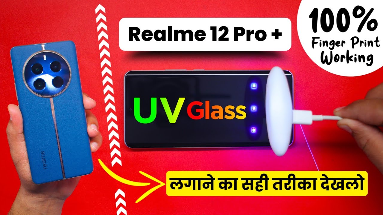 Realme 12 Pro Plus UV Tempered Glass | Curved Glass For Realme 12 Pro.