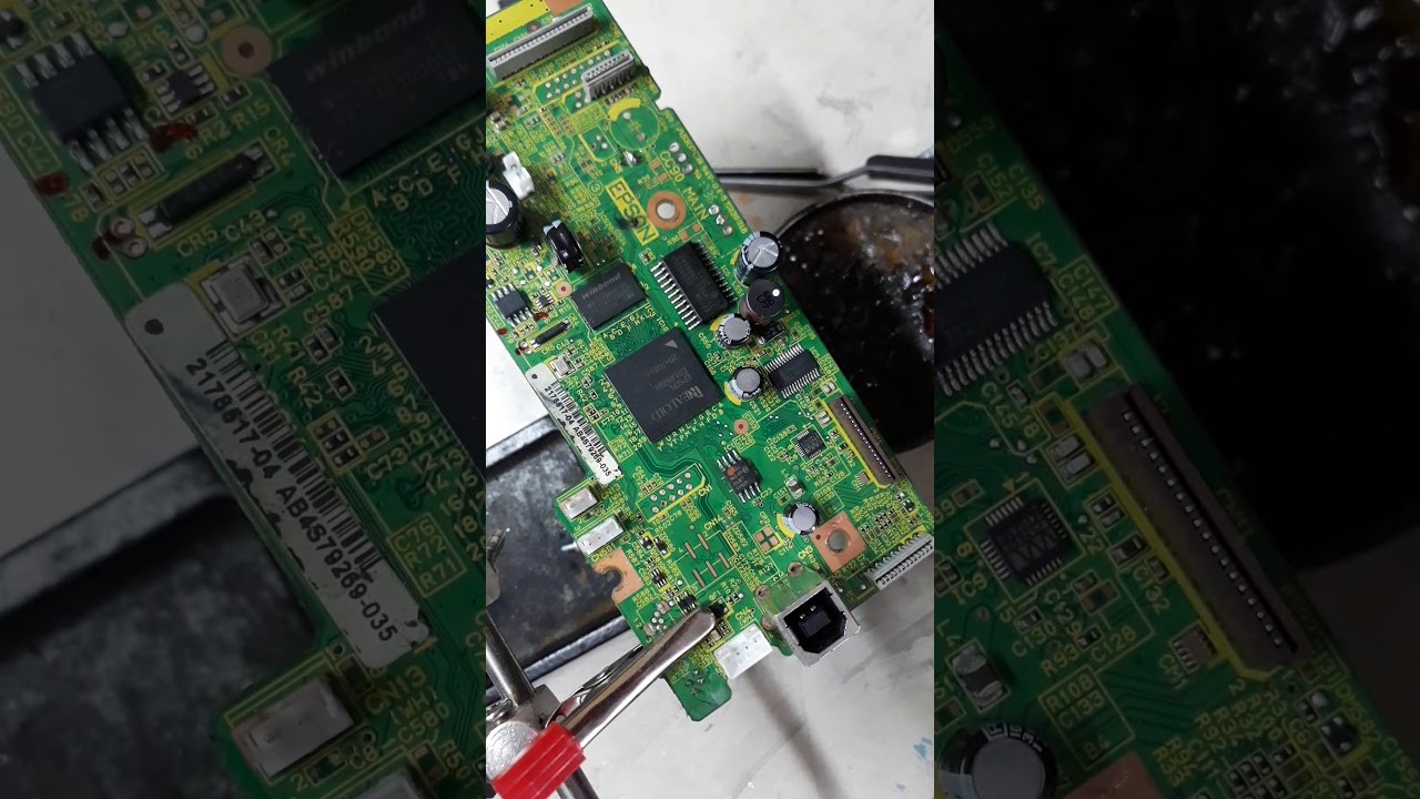 Placa logica solución error ic chip epson