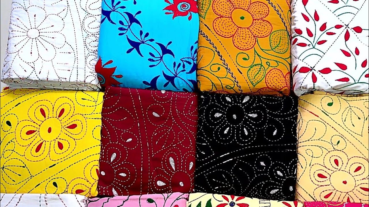 গর্জিয়াস নকশীকাঁথা|Gorgeous Nokshi katha|Nakshi kantha design|bistar ki design|नक्शी कथा