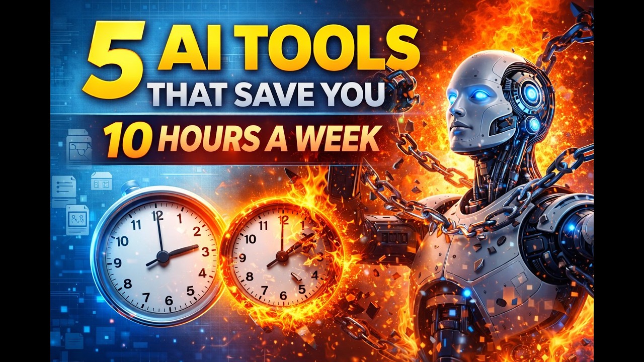 5 ai tools that save you 10 hours a week