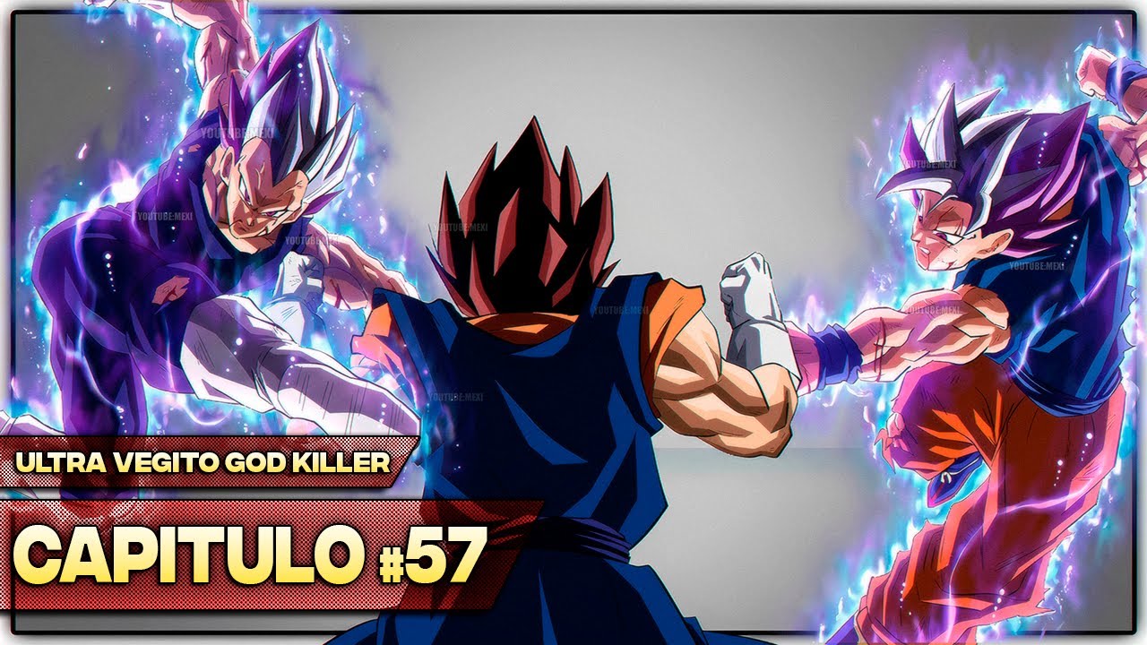 Ultra Vegetto vs Ultra Goku y Ultra Vegeta | Ultra Vegito God Killer: Capitulo 57