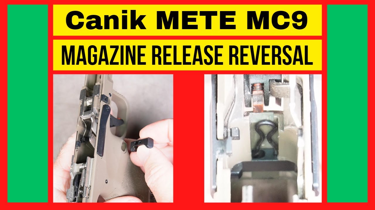 Canik METE MC9 Magazine Release Reversal for Left Handed Shooters. DON'T DO IT! Watch this first!