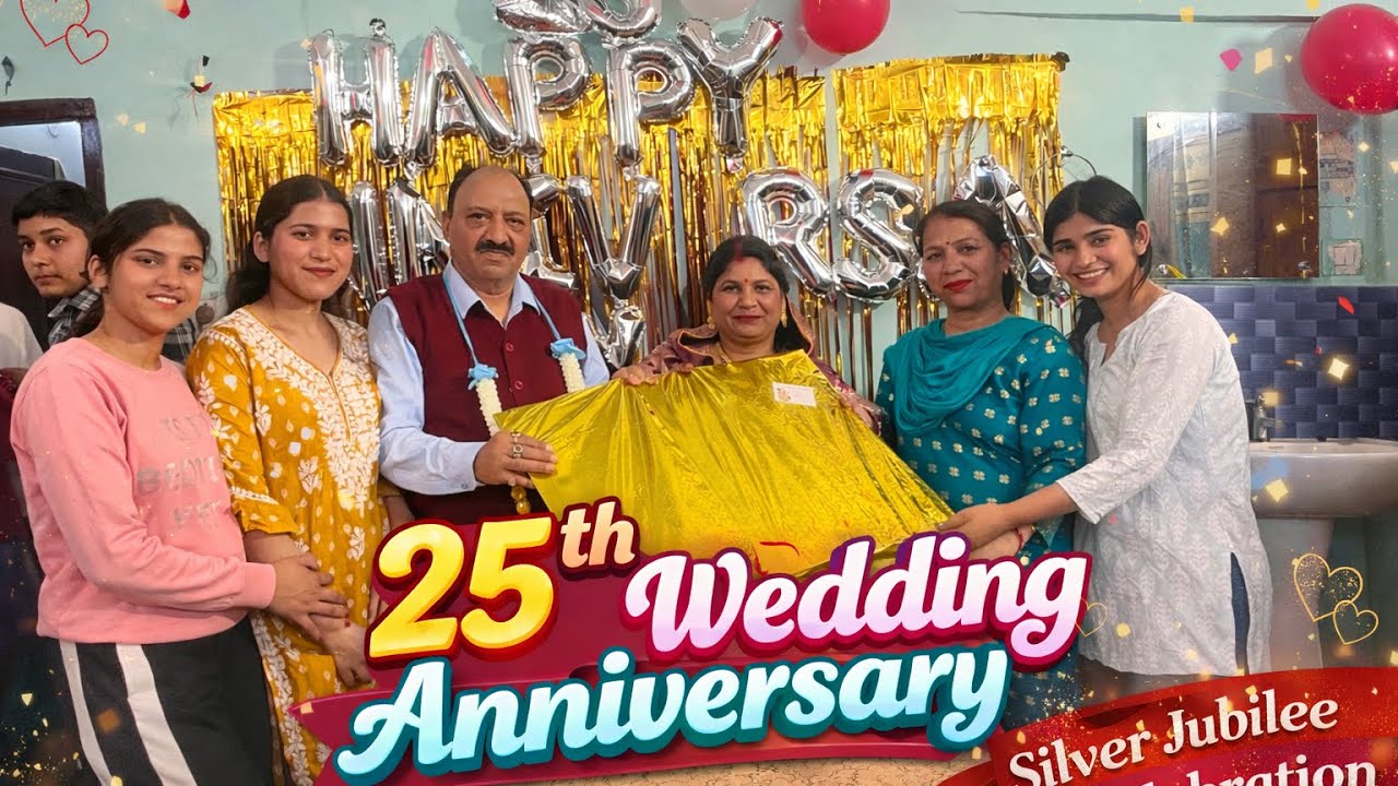 25 th Wedding Anniversary 🤩#trending #vlog #youtube #fypシ 