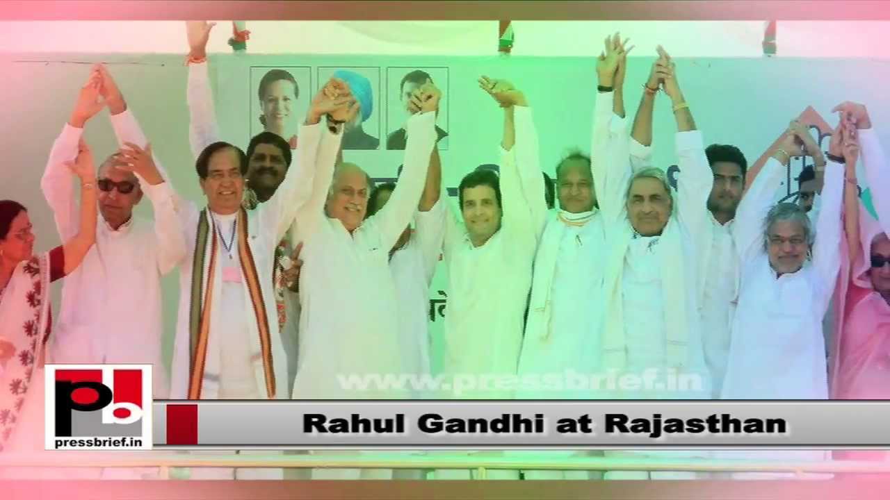 Rahul Gandhi at Udaipur to launch Congress campaign
