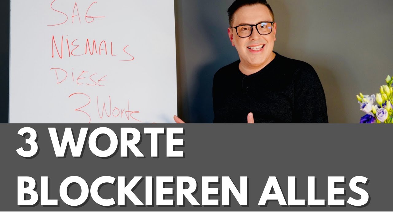 3 KILLER-WORTE verhindern dein Gl&uuml;ck, Liebe und Erfolg!