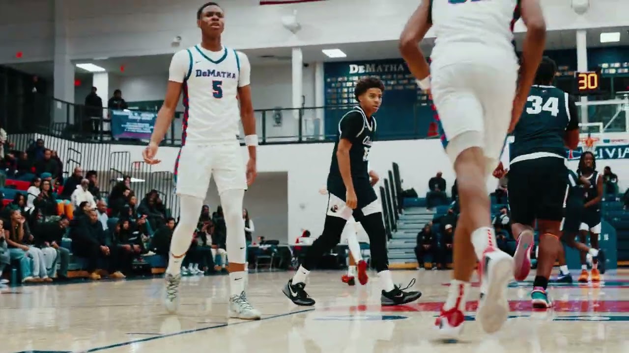 Ace Meeks was UNGUARDABLE vs Clinton Grace| Dematha vs Clinton Grace