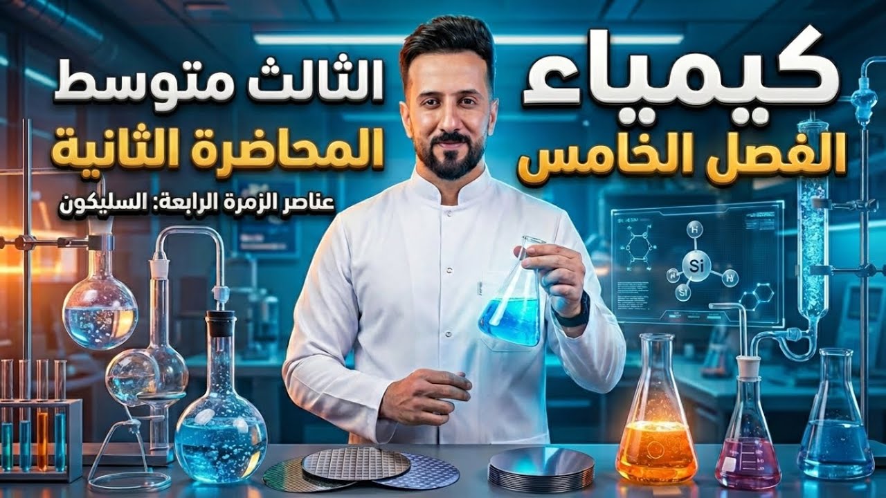 كيمياء الثالث متوسط/الفصل الخامس/عناصر الزمرة الرابعة/المحاضرة الثانية /المنهج الجديد/2026.