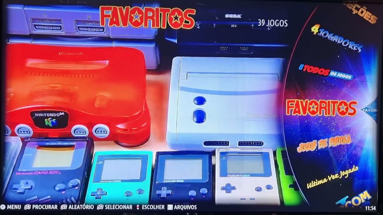 Lista Favoritos Batocera PC UPMG 4TB