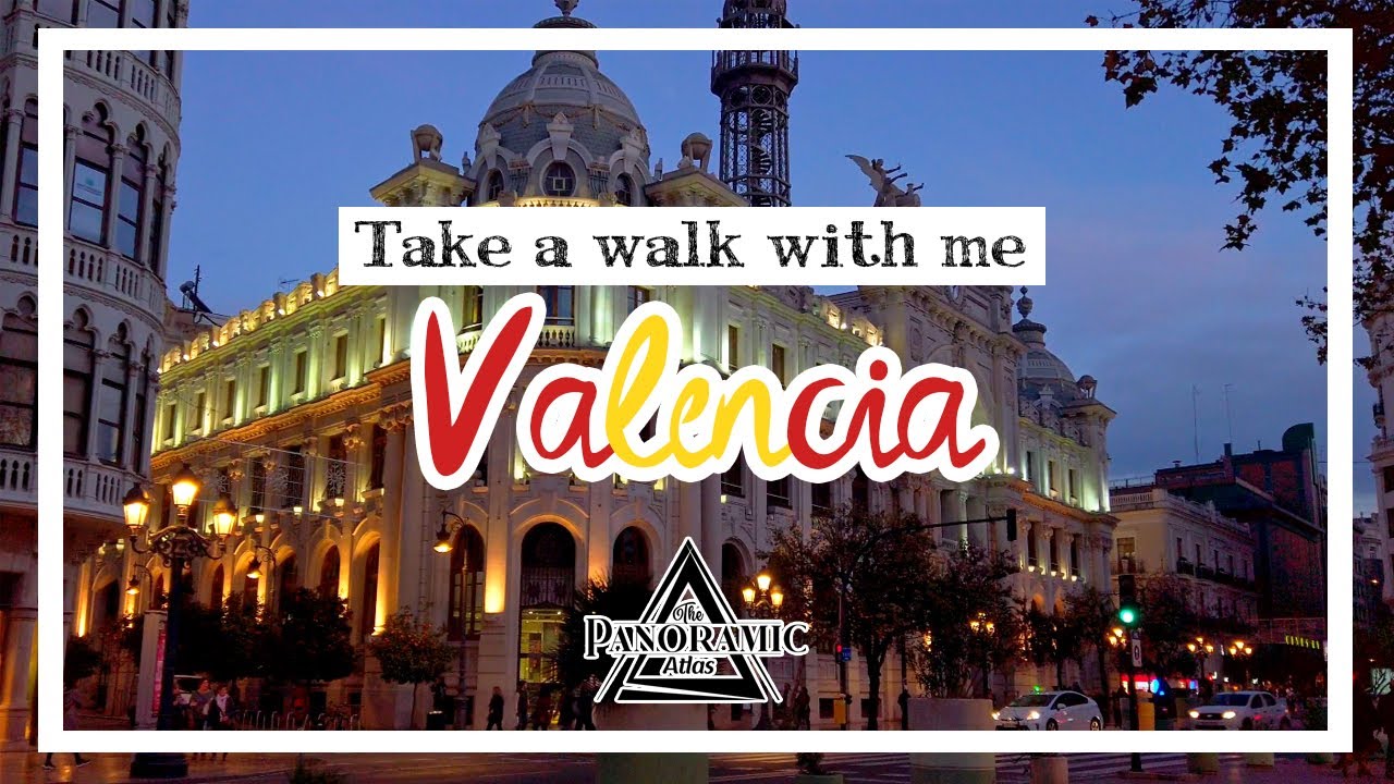 Take a Walk with me - Valencia, Spain (4K)