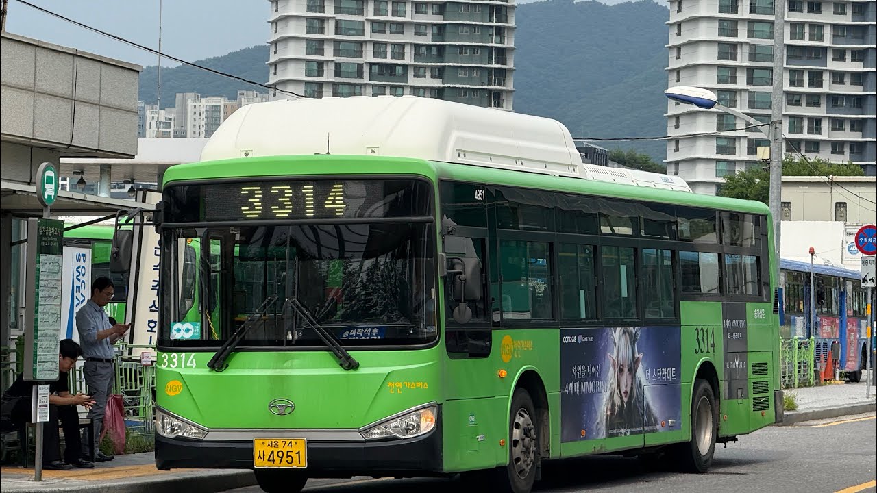[서울] 송파상운 3314번 전구간 주행영상