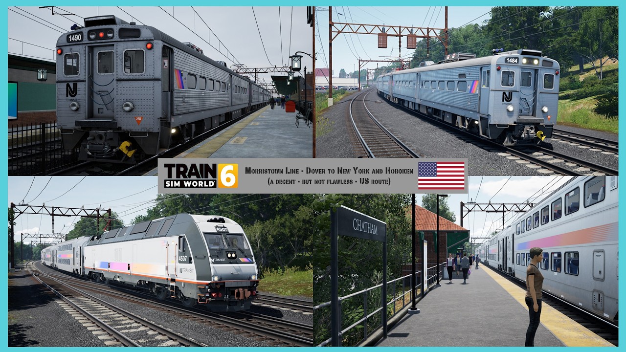 Morristown Line review ~ Train Sim World 6