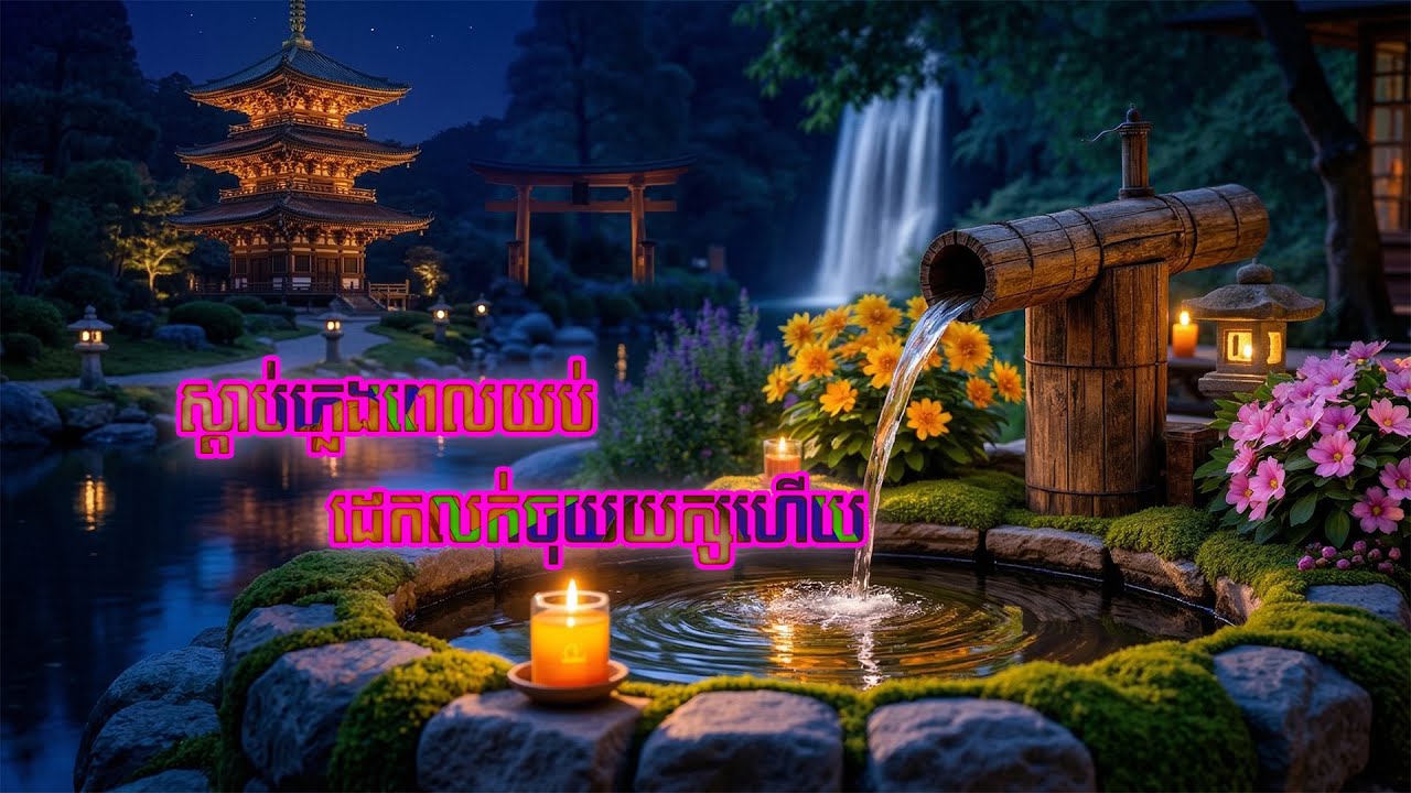 ការសំរាកកំសាន្តរយៈពេល 7 ម៉ោងតន្ត្រីគេងស្តាប់ភ្លេងពិរោះស្តាប់សម្លេងទឹកធ្លាក់តន្ត្រីសមាធិ |Sleep Music