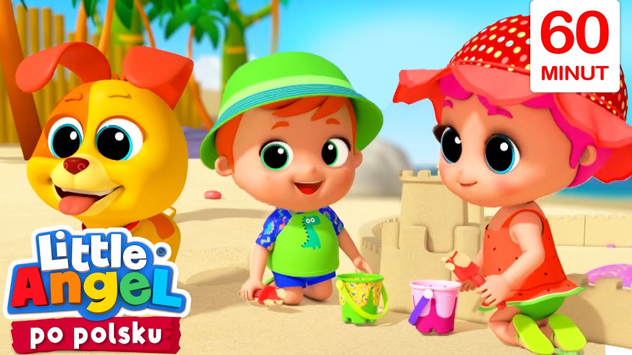 Budujemy nasz zamek z piasku | Piosenki Dla Dzieci 👼🏻 Little Angel Po Polsku 60 minut