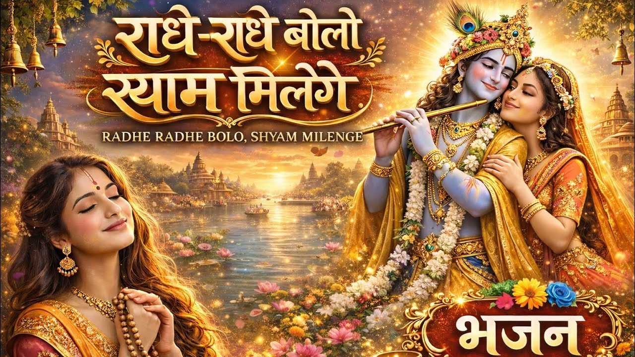 राधे-राधे बोलो, श्याम मिलेंगे 🙏 | मन को छू लेने वाला मधुर भजन | Radha Krishna Bhajan 2026