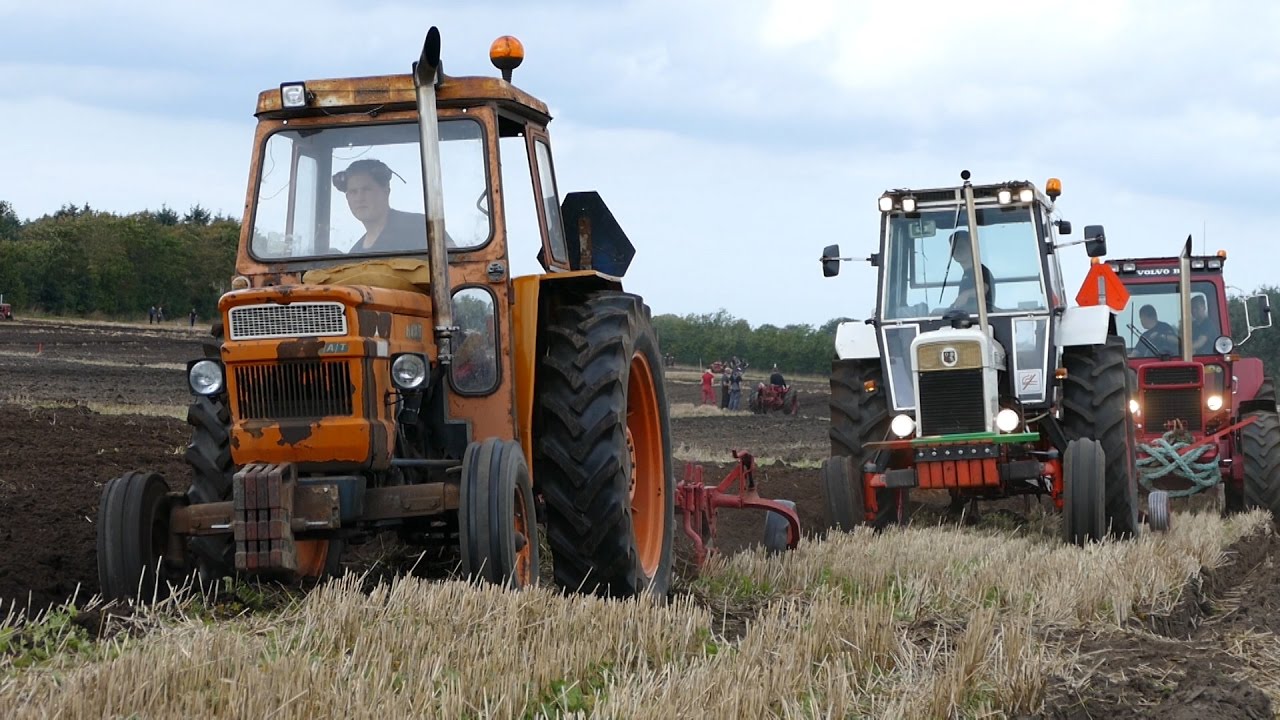 Volvo BM 2654 | David Brown 1412 | McCormick 260 ZTX | Fiat 600 | Deutz D40 | Ploughing Denmark