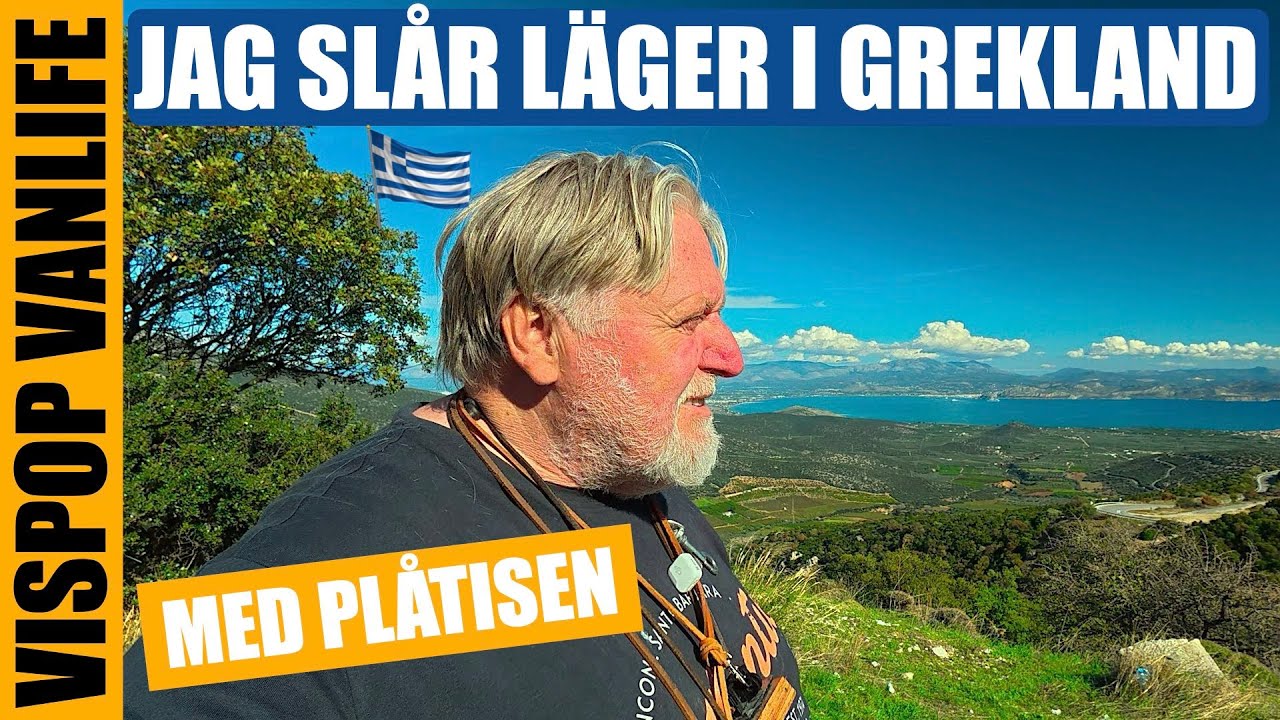 S5 : E11   Jag slår läger på stranden i Grekland med husbilen