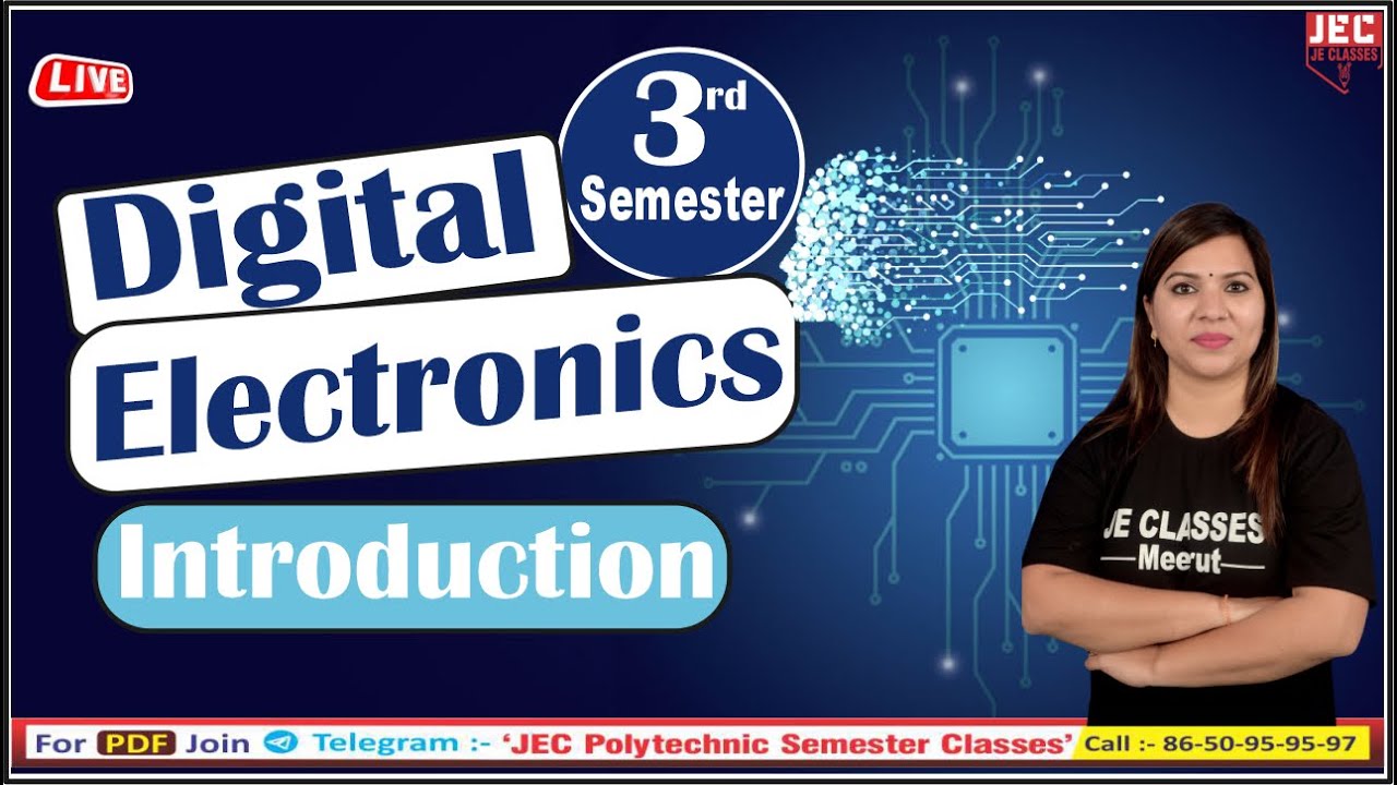 UPBTE Polytechnic (Third) 3rd Semester Digital Electronics | Diploma 3rd Semester Introduction Class