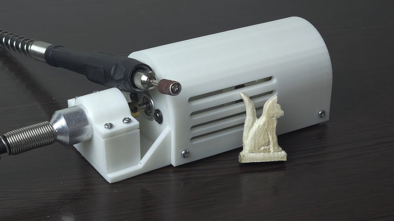 DIY 3D Printed Dremel with Flexible Shaft | Powered by 775 DC Motor!