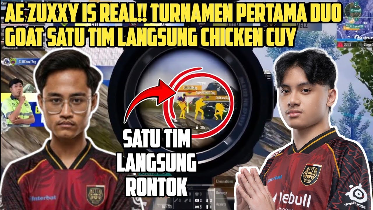 AE ZUXXY IS REAL‼️ TURNAMEN PERTAMA ZUXXY & ROSEMARY SATU TIM  BERSAMA ALTER EGO LANGSUNG WWCD CUY
