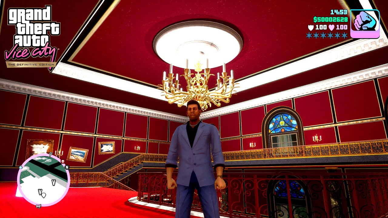 GTA Vice City Definitive Edition - Tommy's Mansion Tour