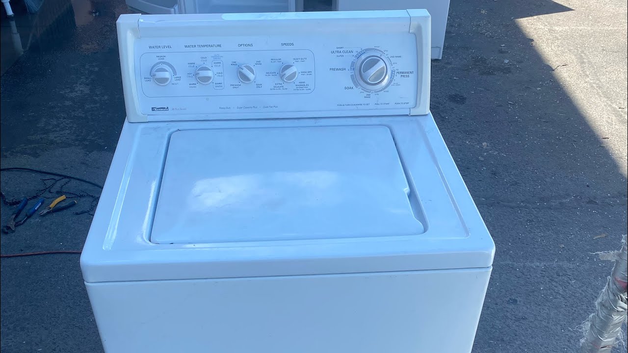Como reparar una lavadora kenmore que no gira la tina no exprime solo se escucha ruido