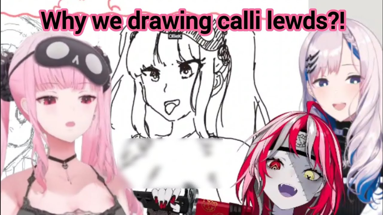 Calli quickly regrets inviting Ollie and Reine to draw her