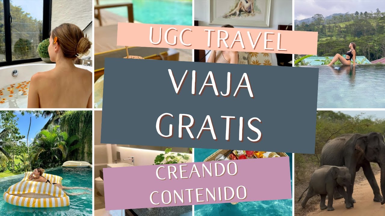 Todo lo que necesitas saber para VIAJAR GRATIS creando contenido | UGC Travel ✈️