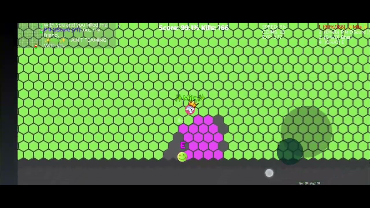 Hexa.IO Mila Wins The Game In Room #4 Easy Win For Mila!!!