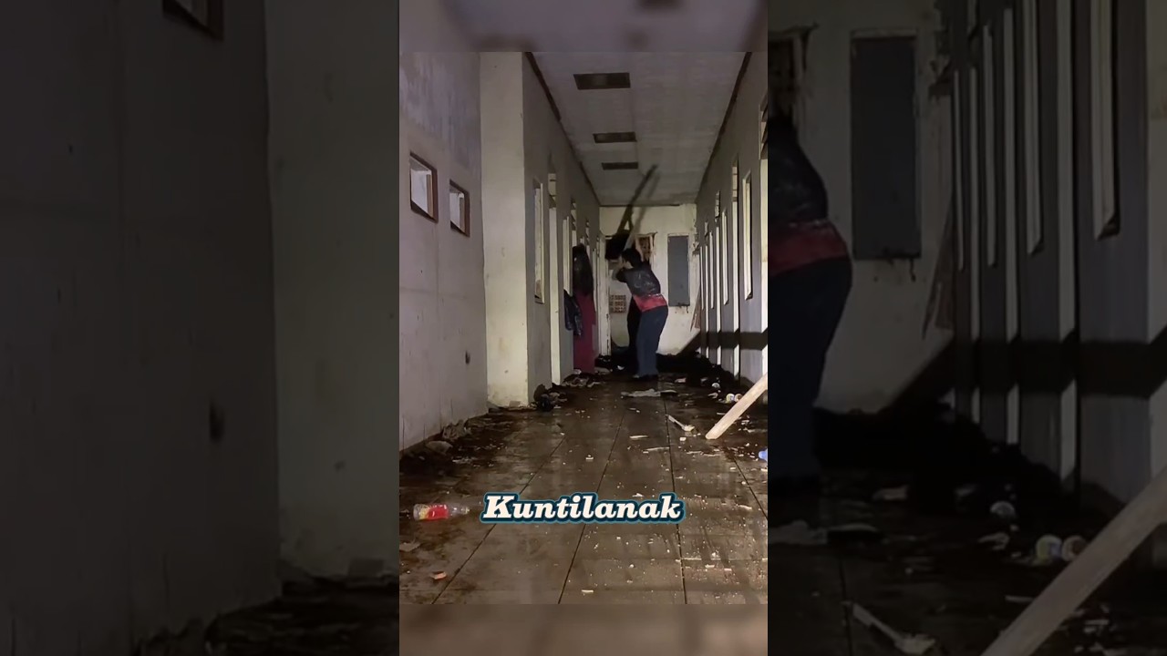 pukul kuntilanak #horror #adasetan #kuntilanak #hantu