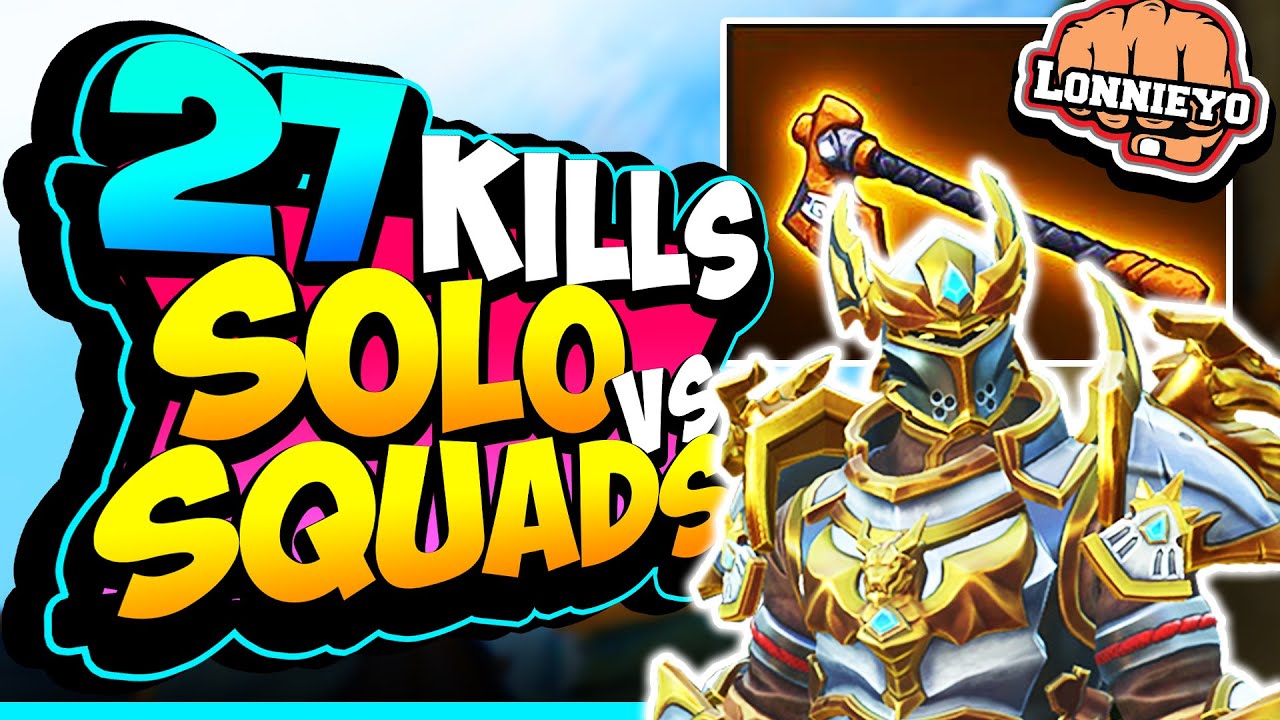 27 KILLS *SOLO VS SQUADS* - Lonnieyo On a Rampage | Realm Royale