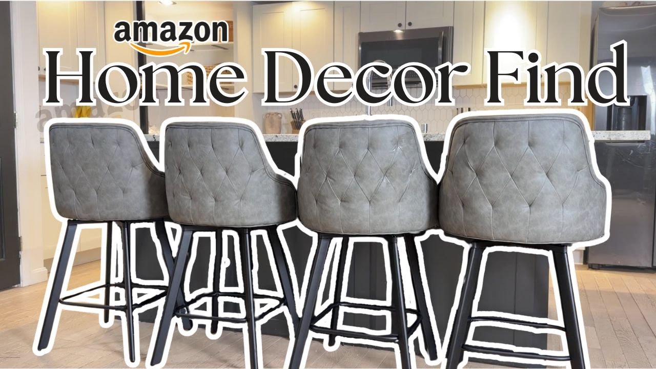 Amazon Home Decor Find | Amazon Home Decor Review  | Affordable Bar Stools