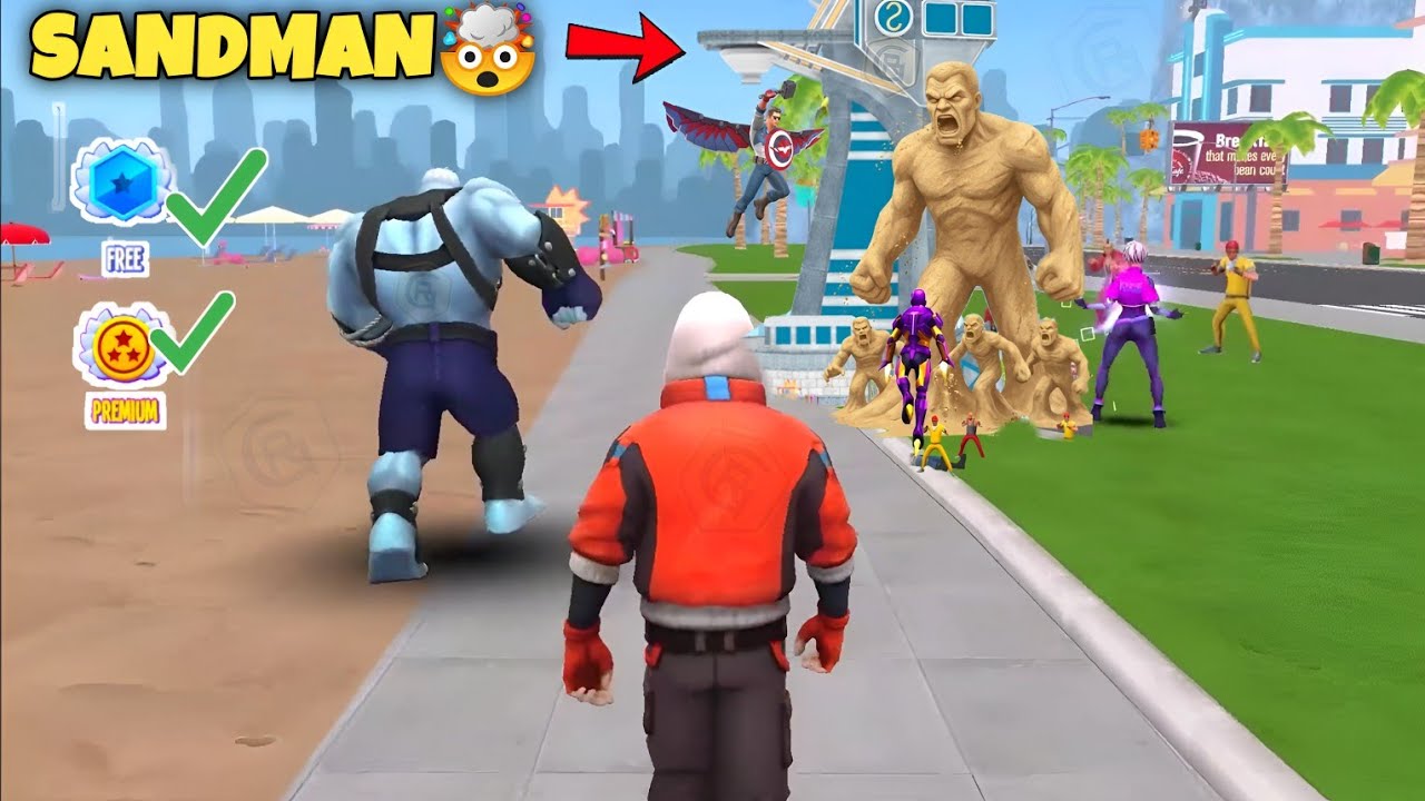 Sandman is Not Letting The Heroes Tower in Spider Fighter 3🤯