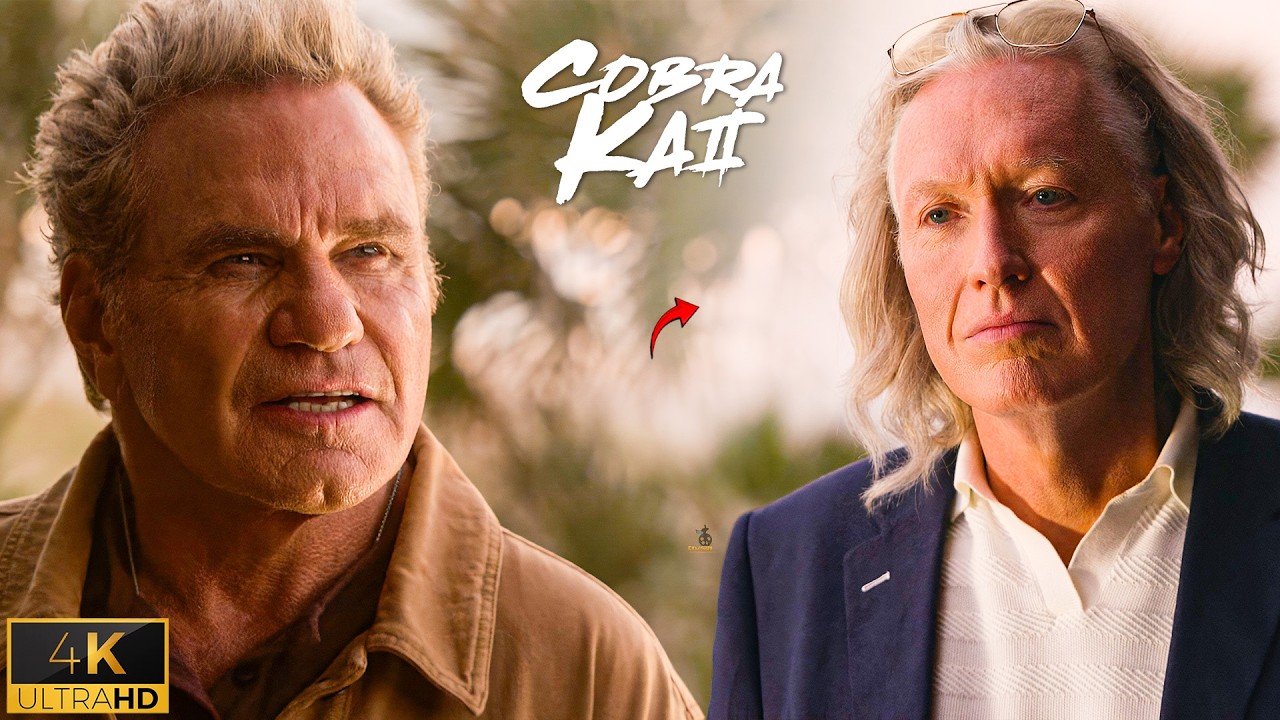 “I’m Not That Guy Anymore.” Silver & Kreese Talk | Cobra Kai 4K Scene