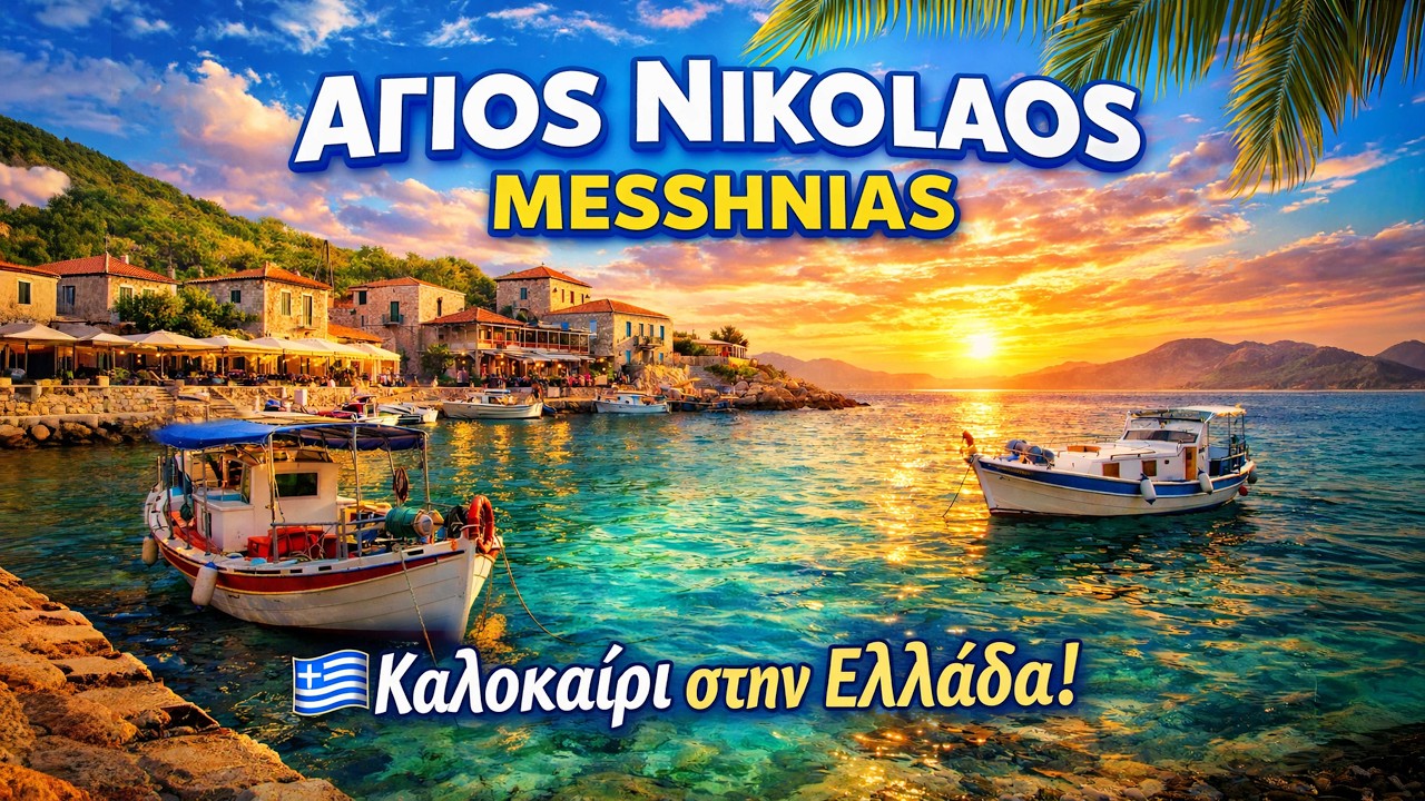 Άγιος Νικόλαος Μεσσηνίας: Το λιμανάκι όπου ο μύθος συναντά το Αιγαίο